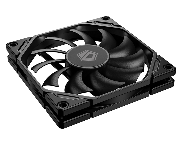 Вентилятор для корпуса ID-COOLING TF-9215-K 92x92x15мм (80шт./кор, PWM, 4pin, черный, резиновые углы, 800-2800об/мин) BOX