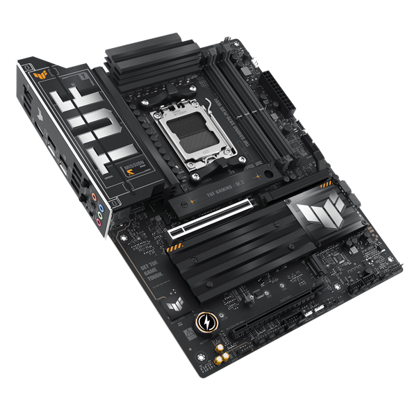 Материнская плата ASUS TUF GAMING X870-PLUS WIFI, AM5, X870, 4*DDR5, 2*SATA, 4*M.2, 1*USB 2.0, 7*USB 3.2, 2*USB4, 2*Type-C, 3*PCIx16, HDMI, ATX; 90MB1IU0-M0EAY0