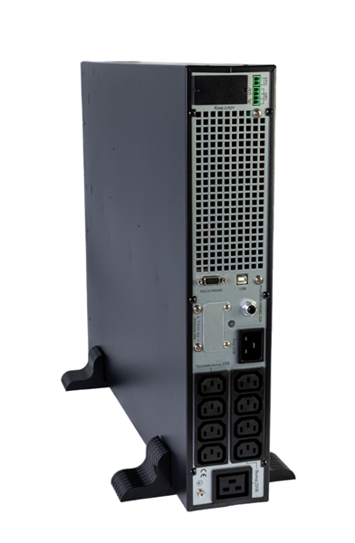 Источник бесперебойного питания Systeme Electric Smart-Save Online SRT, 3000VA/3000W, On-Line, Extended-run, Rack 2U(Tower convertible), LCD, Out: 8xC13+1xC19, SNMP Intelligent Slot, USB, RS-232, Dry contact