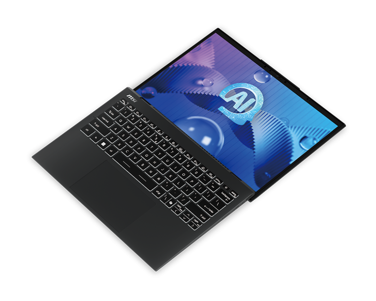 Ноутбук без сумки MSI Prestige 13 AI Evo Core Ultra 5 125H 13.3" 16:10, 2.8K (2880 x 1800) OLED, LPDDR5 16GB,512Gb SSD,Intel® Arc Graphics,Stellar Gray,75Whr,990g,1y,Win11 Pro,KB Eng/Rus