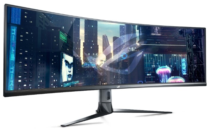 ASUS 49" ROG Strix XG49VQ VA 3840 x 1080 Curved 4ms 450cd HDR400 144Hz HDMI*2 DP USB MM HAS Swivel Black