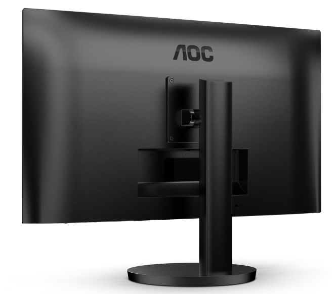 27' AOC Q27B3CF2 2560x1440, WLED, 16:9, IPS, 350 cd, 1300:1, 20M:1, 4ms, 178/178, HDMI, 2xUSB 3.2, USB-C65W(DP Alt), 100 Hz, Speak, Tilt, HAS, VESA, Внутр, Black, 3y
