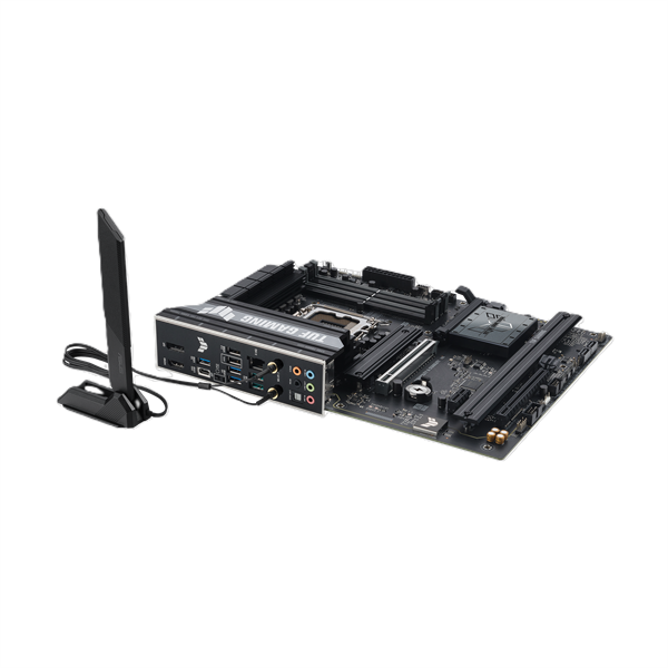 Материнская плата ASUS TUF GAMING B860-PLUS WIFI, LGA1851, B860, 4*DDR5, 4*SATA, 3*M.2, 5*USB 3.2, 2*USB 2.0, Type-C, 2*PCIx16, 1*PCIx1, DP+HDMI, ATX; 90MB1JL0-M0EAY0