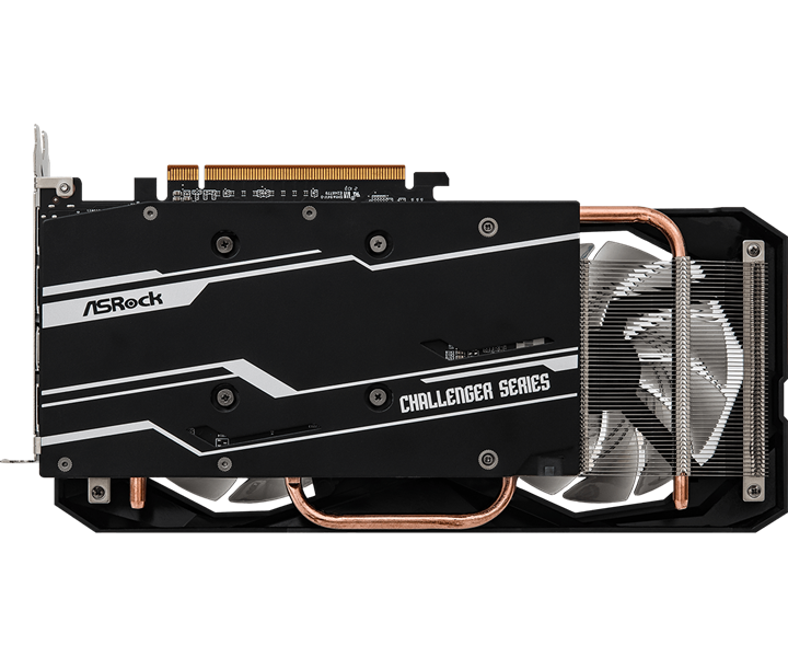 Видеокарта ASRock Radeon RX 7600 Challenger 8G OC//RX 7600, HDMI, DP*3, 8G, D6
