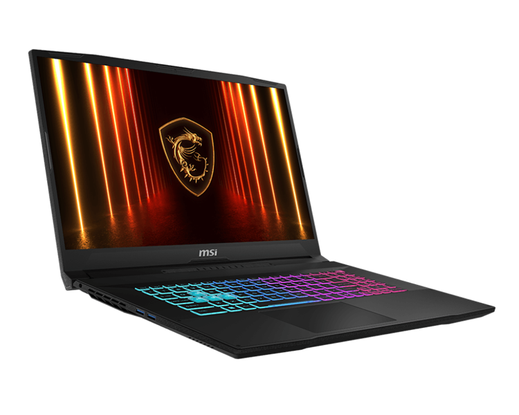 ноутбук MSI Katana 17 HX B14WGK Core i7-14650HX 17.3" QHD (2560*1440), 240Hz DDR5 32GB(16GB*2),1TB SSD, NV RTX 5070 (GDDR7 8GB),75Whr,2.7kg,1y,Dos,Black