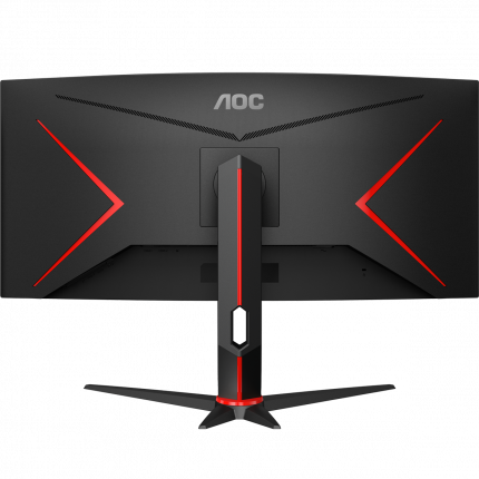 34" AOC CU34G2X Curved 3440x1440@144Hz VA LED 21:9 1ms 2*HDMI 2*DP 4*USB3.0 80M:1 178/178 300cd HAS Tilt Swivel Black-Red