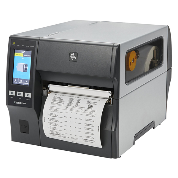 Принтер этикеток промышленный Zebra ZT421, 6'', 203 dpi, Serial, USB, 10/100 ETH, BT 4.1/MFi, USB Host, Cutter w/ Catch Tray, EZPL