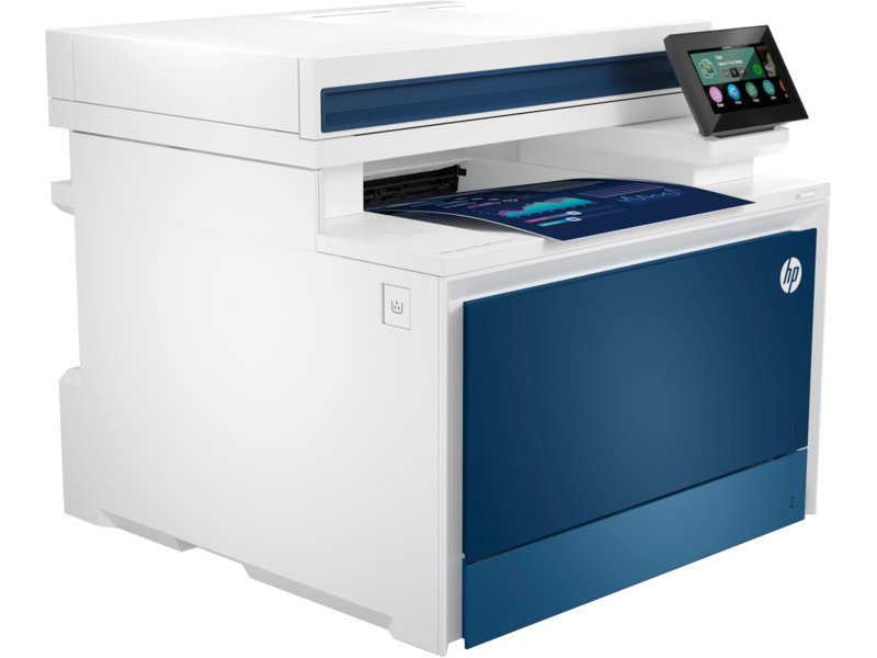 Лазерное многофункциональное устройство HP Color LaserJet Pro MFP 4303fdn (p/c/s/f, A4,600 dpi,33(35)ppm,512Mb,2 trays 50+250,4.3'' touch display,Duplex, DADF50,USB/GigEth/4 cart.in box black 2000&cmy1000 pages, repl. W1A79A)