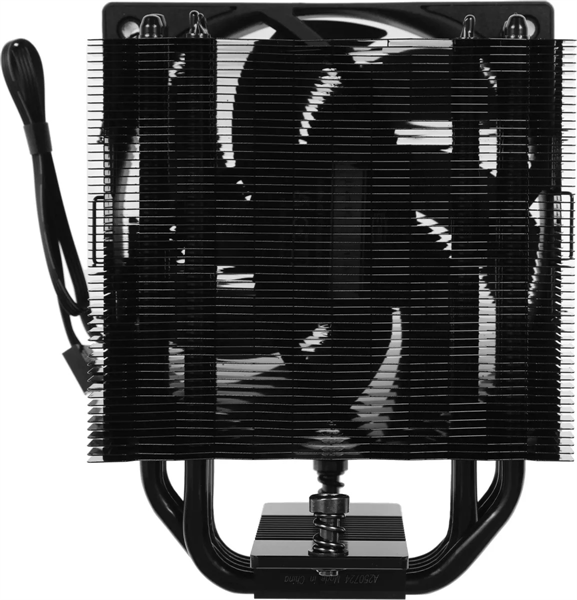 Кулер для процессора PCCooler RT500 BK, 120mm FAN, 5 HEAT PIPES, 4-PIN PWM, 500-2200 RPM, 34.9 DBA, HYDRO BEARING, LGA 1851/1700/1200/115X, AMD AM5/AM4