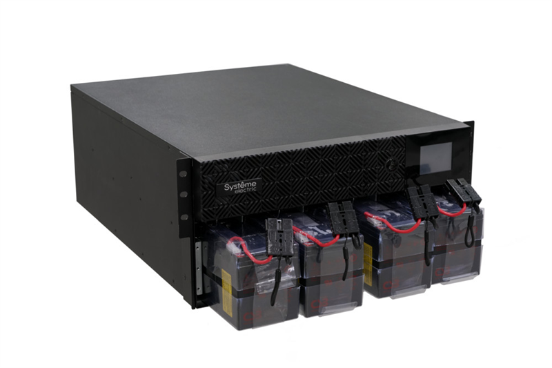 Источник бесперебойного питания Systeme Electric Smart-Save Online SRT, 6000VA/6000W, On-Line, Extended-run, Rack 2U+3U(Tower convertible), LCD, 6xC13, 4xC19, USB, RS-232, Pre-Inst. Web/SNMP