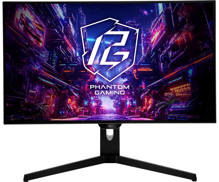 Монитор ASROCK 27" PGO27QFS OLED 2560x1440 0,03 ms GTG 275cd 240Hz HDR 400 VESA HAS Tilt HDMI*2 DP*2 USB*3 HAS Swivel Pivot Type C black
