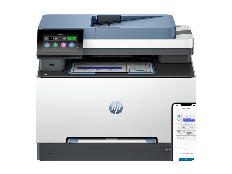 Многофункциональное лазерное печатающее устройство HP Color LaserJet Pro MFP 3303fdn (p/c/s/f, A4,600 dpi,25(25)ppm,512Mb,2 trays 1+250,Duplex, ADF50,USB/GigEth) (499M7A#B19)