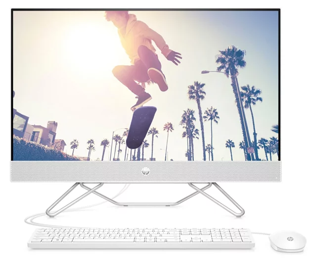 HP 27-cb1100ci NT 27" FHD(1920x1080) Core i3-1215U, 8GB DDR4 3200 (1x8GB), SSD 256Gb, Intel Internal Graphics, noDVD, kbd&mouse wired, HD Webcam, Starry White, FreeDOS, 1Y Wty