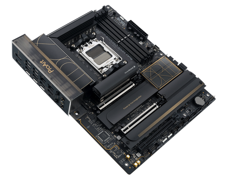 Материнская плата ASUS PROART X870E-CREATOR WIFI, AM5, X870, 4*DDR5, 4*SATA, 4*M.2, 7*USB 3.2, 1*USB 2.0, 2*USB4, Type-C, 3*PCIx16, HDMI, ATX; 90MB1IG0-M0EAY0