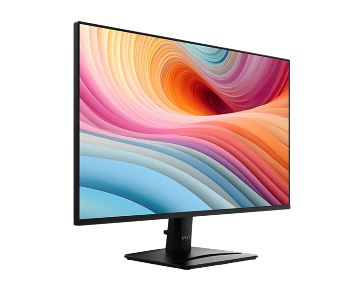 Мониторы MSI PRO MP275 E2 27" 16:9 FHD(1920x1080), IPS Flat, 1ms(MPRT), 1500:1, 100M:1, 300nits, 178/178, HDMI 2.0, DP 1.2a, VGA, Speaker, Tilt, 120HZ, Black, 1y war-ty