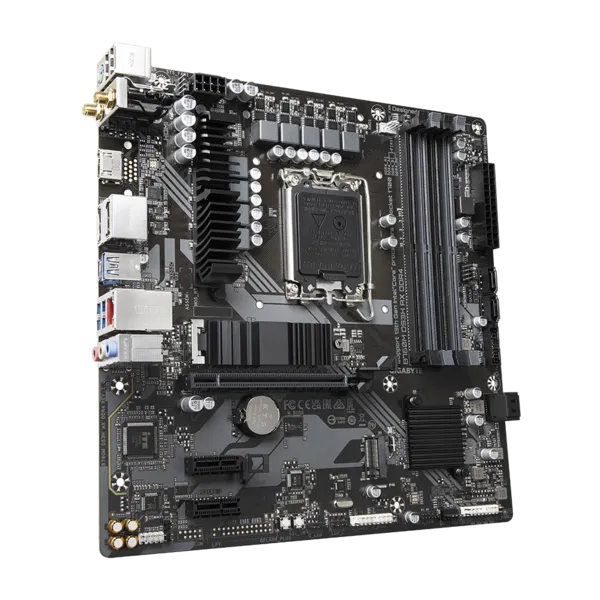 Материнская плата GIGABYTE B760M DS3H AX DDR4, LGA1700, B760, 4*DDR4, 4*SATA, 2*M.2, 3*USB 3.2, 2*USB 2.0, Type-C, 1*PCIx16, 2*PCIx1, HDMI+2*DP, mATX